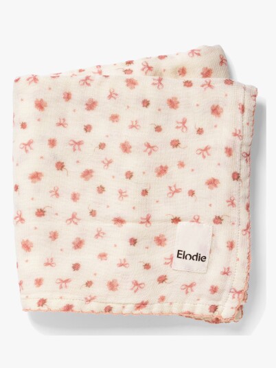 Elodie Details Bamboo Muslin Blanket Petit River Rose Cream ONE SIZE Elodie Details Bamboo Muslin Blanket Petit River Rose Cream ONE SIZE