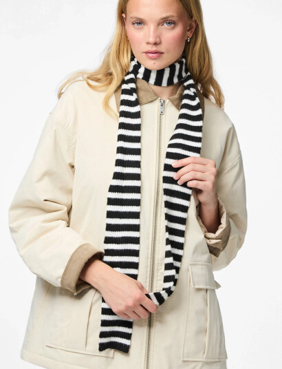 Pieces Pcjaya Long Narrow Scarf Bc - Black - ONE SIZE