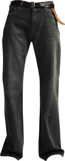 Denimist Dame Jeans Svart W26,