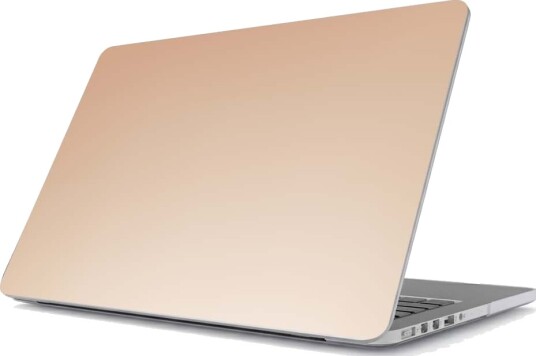 Klistremerke Macbook deksel Matt Beige