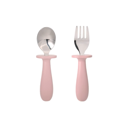 Snoggen Baby & Barn Bestikk Lys Rosa 2Pk