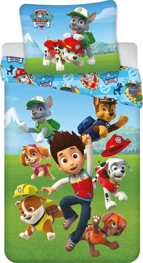 Paw Patrol sengetøy Vendbart sengesett med Paw Patrol 100% bomull sengelinned