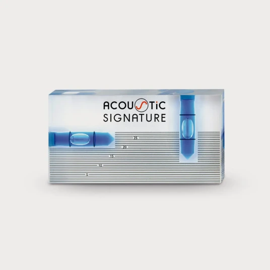 Acoustic Signature Bubble Level Acoustic Signature Bubble Level