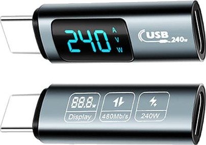 240W USB 2.0 Digital Display Adapter Grey