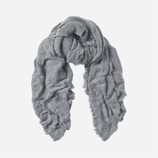 Natura Cashmere Alba Luxury Cashmere Scarf Cold Grey Natura Cashmere Alba Luxury Cashmere Scarf Cold Grey