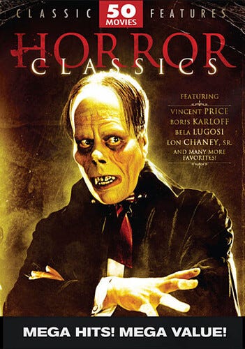 Horror Classics: 50 Movie Pack DVD