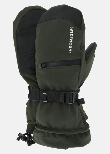 St. Anton Ski Mitten Dk. Olive Green M Skihansker