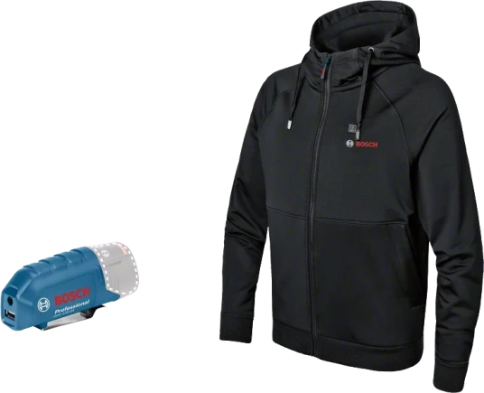 Bosch varmehettegenser GHH 12+18V XA med lader GAA 12V 21 Størrelse S Bosch varmehettegenser GHH 12+18V XA med lader GAA 12V 21 Størrelse S