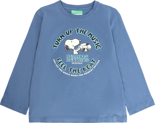 United Colors of Benetton T Shirt L/S   Blue   110