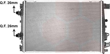 VAN WEZEL 17012718 Radiator motorkjøling VAN WEZEL 17012718 Radiator motorkjøling