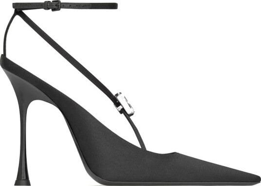 Saint Laurent Dame Sko Svart 38 1/2 EU,
