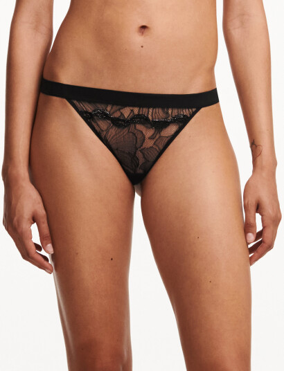 Chantelle X Xtravagant Thong - Black - 34