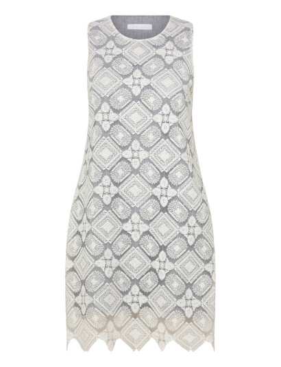Naja Lauf Bia Dress White Embroidery White 42 Naja Lauf Bia Dress White Embroidery White 42