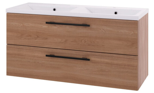 Linn Bad Ingrid D45cm Servantskap Eik / 120cm Dobbel LB-110512D