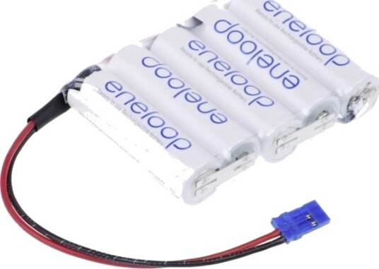 Panasonic Eneloop F1x5 Graupner Batteripakke Cell: 5 Batteristørrelse R6 Aa Kabel Plugg Nimh 6 V 1900 Mah 124268 Panasonic Eneloop F1x5 Graupner Batteripakke Cell: 5 Batteristørrelse R6 Aa Kabel Plugg Nimh 6 V 1900 Mah 124268