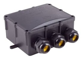 Shiverpeaks Bs08-01053 Abs Plast Sort Ip68 Skruer 155 Mm 153 Mm