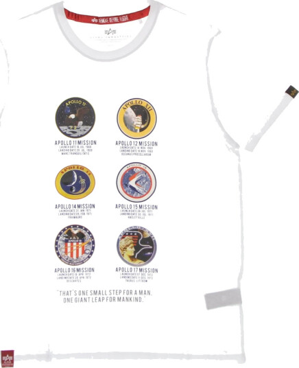 Alpha Industries Herre Topper Hvit M,