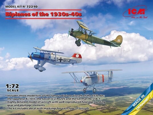 ICM 1/72 Biplanes 1930s-40s