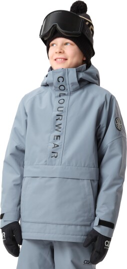 Colourwear Juniors' Signature Anorak Grey Blue 134/140