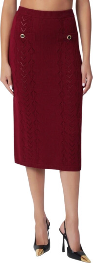 Alessandra Rich Dame Skjørt Rød S, Alessandra Rich Dame Skjørt Rød S,