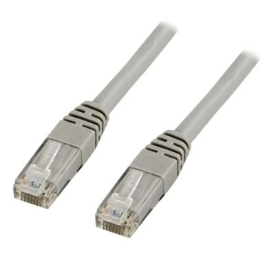 Deltaco Cat6 Nettverkskabel 3m Grå U/UTP RJ-45