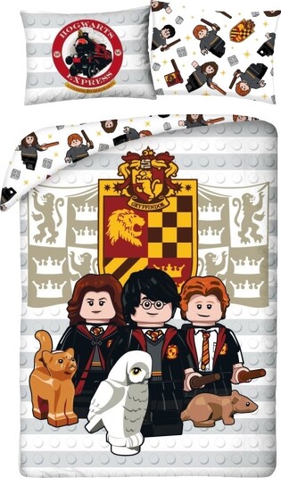 Lego Harry Potter Sengetøj 140 X 200 Cm 100 Procent Bomuld