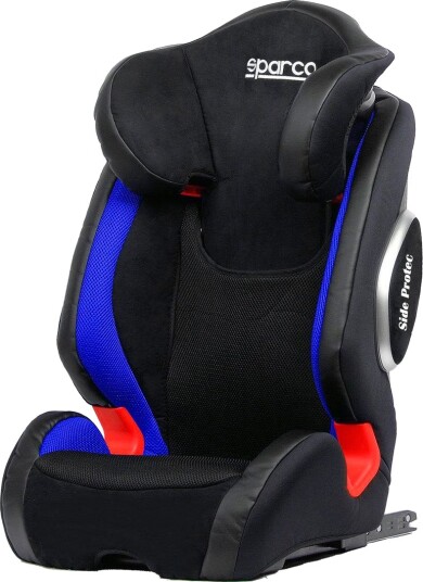 Sparco F1000K PREMIUM Beltestol Med Isofix Gr. 2/3 15-36kg Sort/Blå
