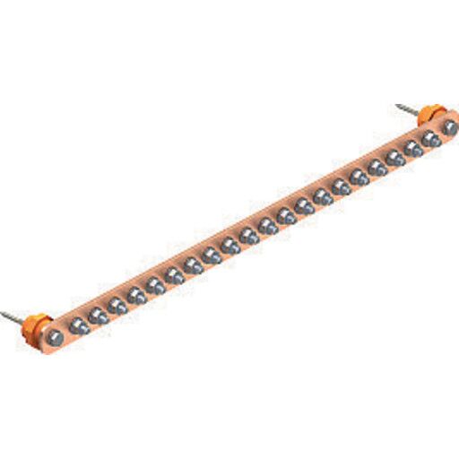 Obo Bettermann 5015849 Potensialutjevningsskinne for veggmontering 733.5 mm Jording & lynavledere