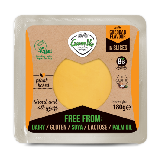 Greenvie Cheddar Skivet 180gr Greenvie Cheddar Skivet 180gr
