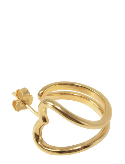 JANE KOENIG Open Heart Hoop |Guld |One Size JANE KOENIG Open Heart Hoop |Guld |One Size