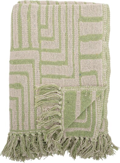 Bloomingville Velva Throw Cream 160X130CM Bloomingville Velva Throw Cream 160X130CM