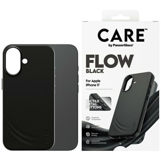 CARE by PanzerGlass MagSafe Mobildeksel til iPhone 17 - Svart