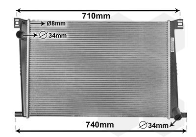 Radiator VAN WEZEL 06002356
