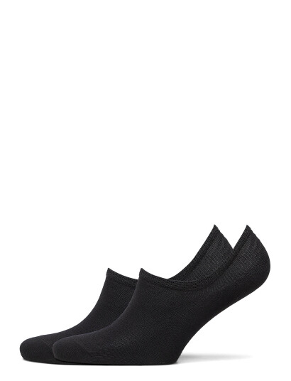 Pieces Pctess 2 Pack Sneaker Socks Noos Bc - Black - 39-41 Pieces Pctess 2 Pack Sneaker Socks Noos Bc - Black - 39-41