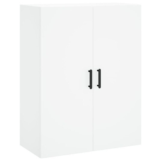  Veggskap 2 stk hvit 69,5x34x90 cm 8720845408763