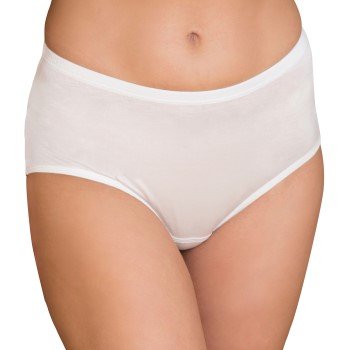 Lady Avenue Truser Silk Jersey Midi Brief Benhvit silke X-Small Dame Lady Avenue Truser Silk Jersey Midi Brief Benhvit silke X-Small Dame