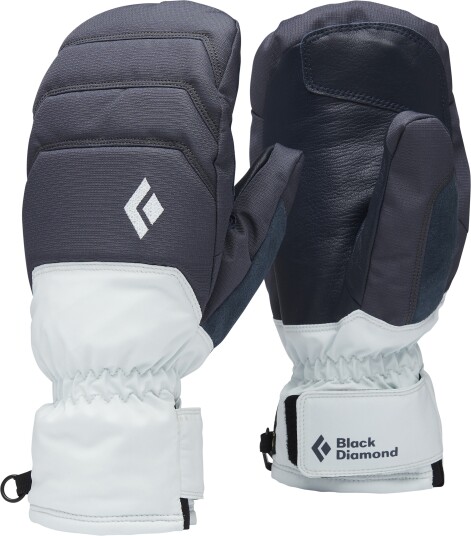 Black Diamond Women's Mission Mx Mitts Charcoal-Belay Blue XS