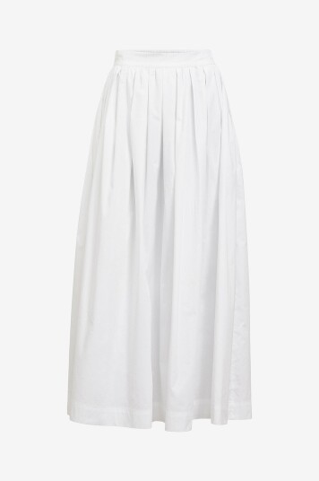 Object - Skjørt objPaige HW Skirt Rep - Hvit
