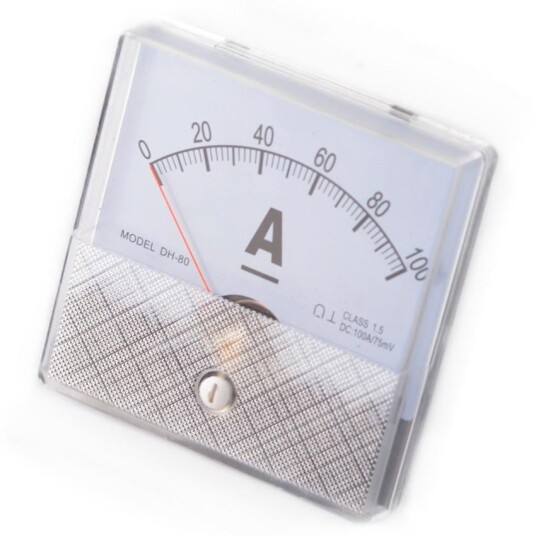 Analogt Amperemåler 100A