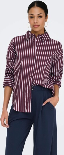JDY Jdyserena L/S Shirt Wvn Noos Burgundy XS