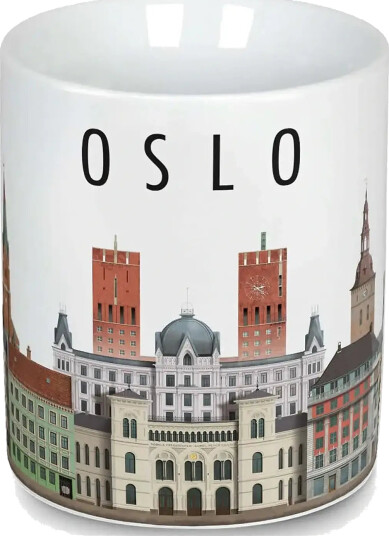 Martin Schwartz Oslo Coffee Mug - White - 10X 12CM