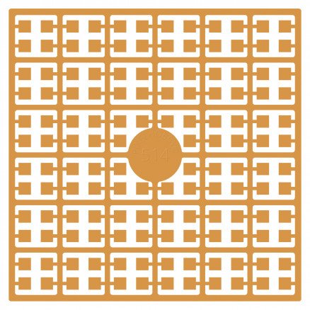 Pixelhobby Midi Perler 514 Ekstra lys Gyllenbrun 2x2mm 140 pixels