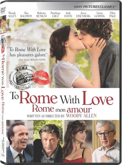 To Rome With Love DVD
