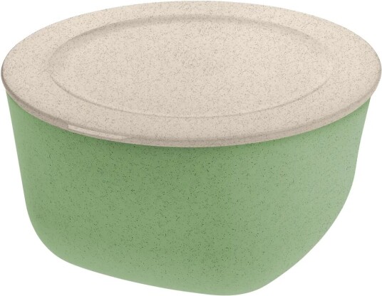 Koziol Connect bolle med lokk 4 L biocirk termoplast Nature leaf green