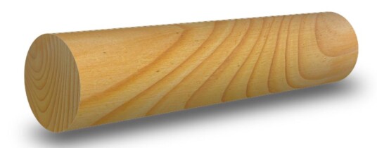 Furu 21x021x2700 Rundstokk Ubeh