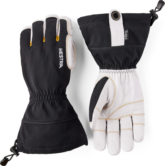 Hestra Ergo Grip HDry Descent 5 Finger Black/Offwhite 7 Hestra Ergo Grip HDry Descent 5 Finger Black/Offwhite 7
