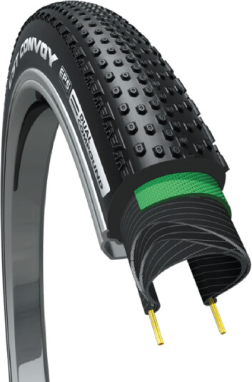 Sykkeldekk CST Tires Convoy C3017 Wire 29x2.00 Black
