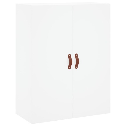 vidaXL Highboard hvit 69,5x34x180 cm konstruert tre 8720845409562