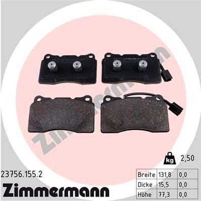 Bremseklosser ZIMMERMANN 23756.155.2