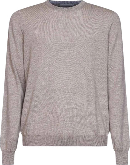 D4.0 Herre Strikkevarer Beige L,